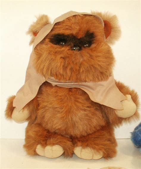 Star Wars Ewok Wicket Plush Toy Doll 1983 Kenner