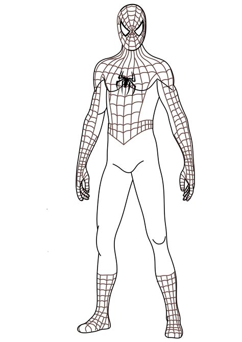 Spider Man Tobey Maguire Para Colrear Spiderman Coloring Spiderman