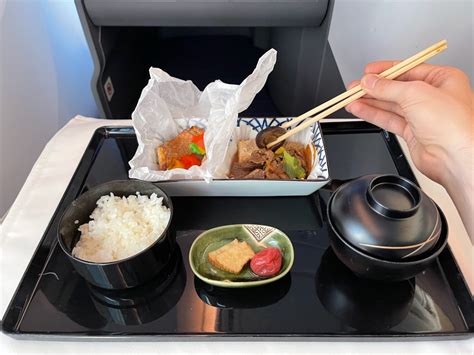 My Japanese Feast In Ana Business Class Live And Let S Fly