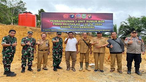 Tim Wasev Mabes Tni Kunjungi Lokasi Tmmd Ke Kodim Sanggau