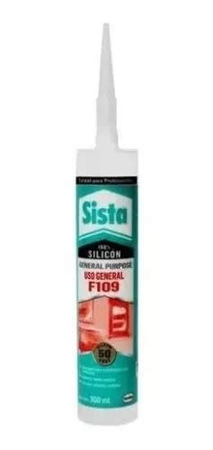 Silicon Sista F109 Uso General Transparente 300 Ml Meses sin interés