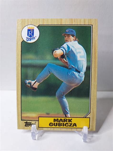 1987 Topps Baseball 326 Mark Gubicza Kansas City Royals EBay