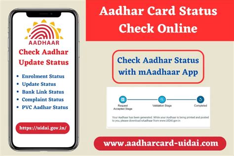 Aadhar Card Status Check Online With Enrolment Id Urn Number Srn Or