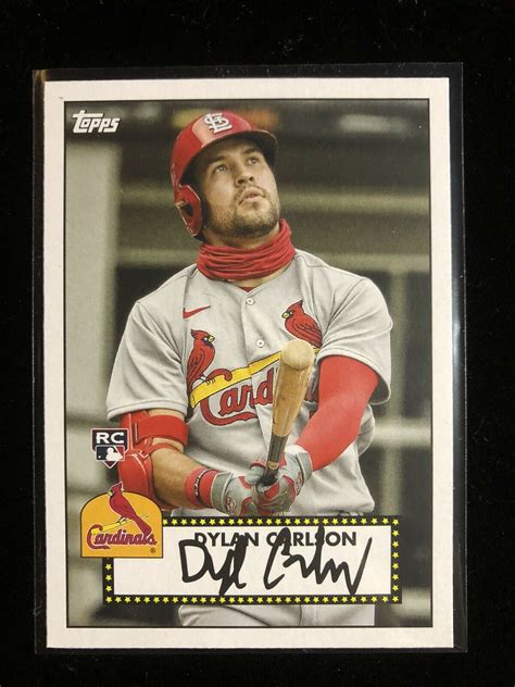 2021 Topps Series 1 Dylan Carlson T52 33 1952 Redux RC Card St Louis