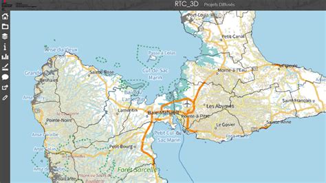 Atlas 3D Recul du Trait de Côte