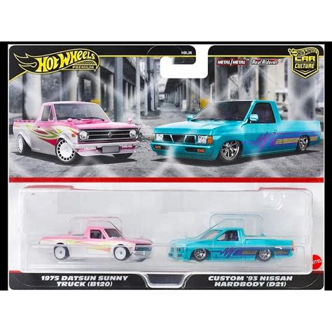 Hot Wheels Premium Car Culture Pack Nissan Trucks Datsun Sunny Truck B Custom