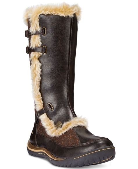 Jambu Women's Arctic Faux-fur Cold Weather Boots in Dark Brown (Brown ...