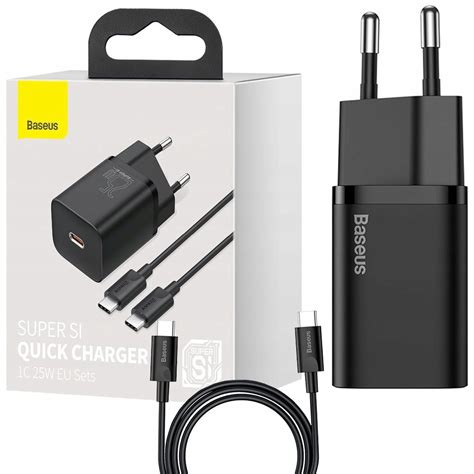 BASEUS SZYBKA ŁADOWARKA SIECIOWA USB C 25W KABEL Sklep Opinie Cena