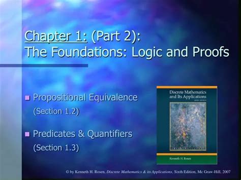 Ppt Chapter 1 Part 2 The Foundations Logic And Proofs Powerpoint Presentation Id 3693782