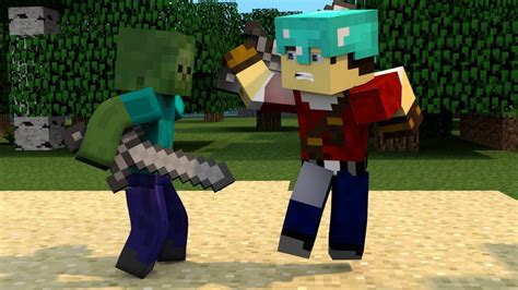 Mob Ambush A Minecraft Fight Animation Youtube