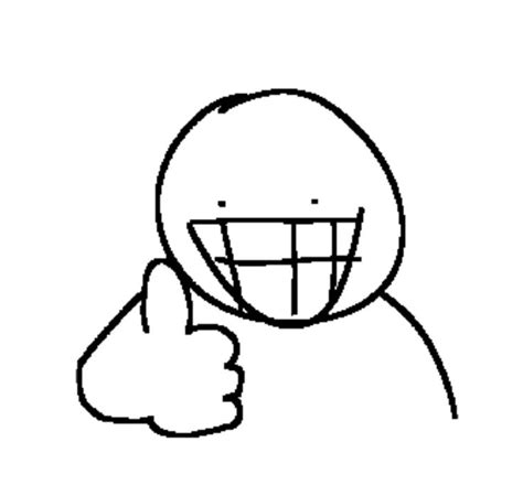 Doodle thumb up Blank Template - Imgflip