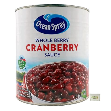 Ocean Spray Whole Berry Cranberry Sauce 117oz In 10 Can