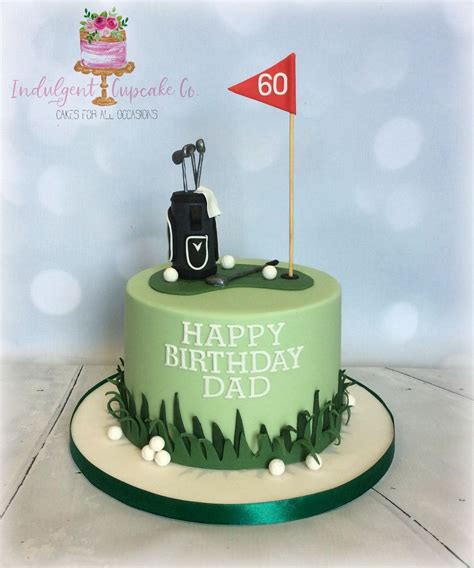 60th Birthday Golf Cake