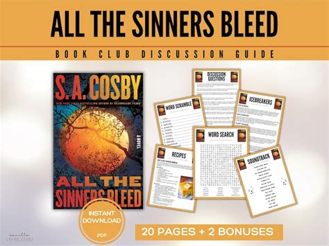 All The Sinners Bleed Book Club Questions Pdf