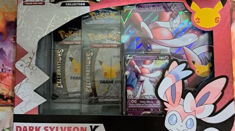 Opening My Second Dark Sylveon V Celebrations Collection Box Hoping To