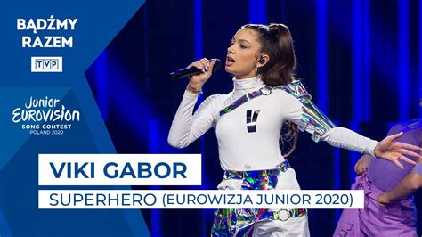 Viki Gabor Superhero Eurowizja Junior Youtube