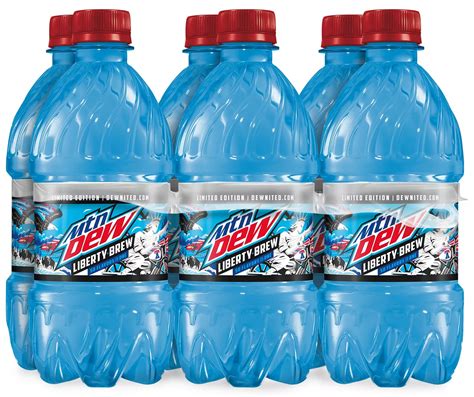 Mountain Dew Mtn Dew Soda Liberty Brew 16 Fl Oz 6 Count Big Lots