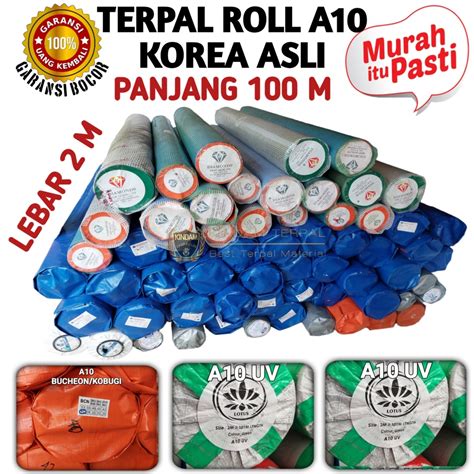 Jual Terpal Roll A Korea Import Bahan Pe Berkulitas Murah Terpal