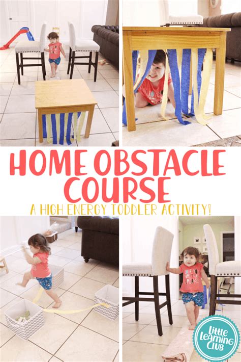 Toddler Obstacle Course - Little Learning Club