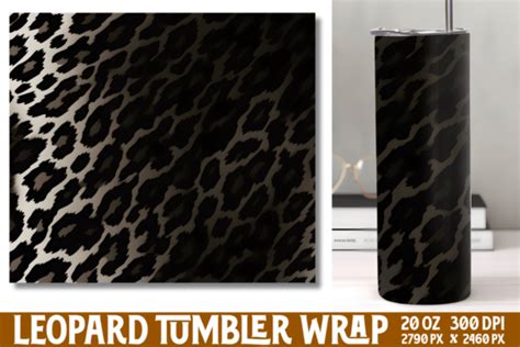 Leopard Print Tumbler Wrap Sublimation Graphic By Craftart · Creative