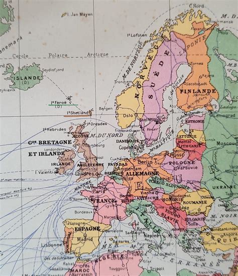 map of europe 1920s 4