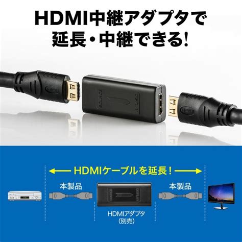 Hdmiケーブル 20m 抜け防止 長い 4k 30hz 3d対応 ブラック Ez5 Hdmi017 200 Ez5 Hdmi017 200