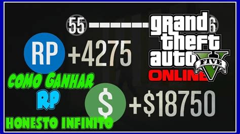 Gta V Online Como Ganhar Rp Infinito Youtube