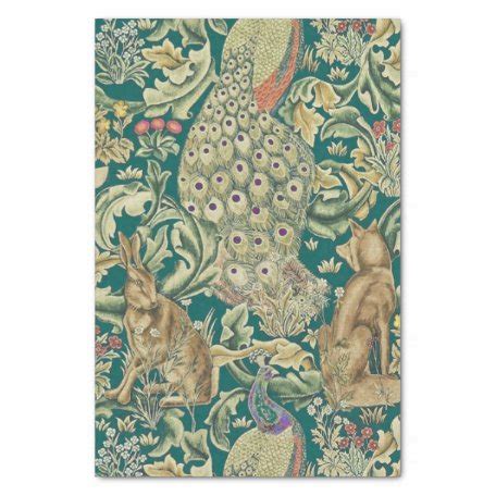 William Morris Forest Fabric | Zazzle.com