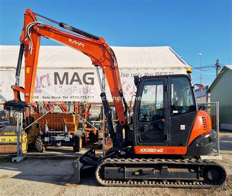 Kubota KX080 4 Mini Excavator For Sale Romania Satu Mare MA38809