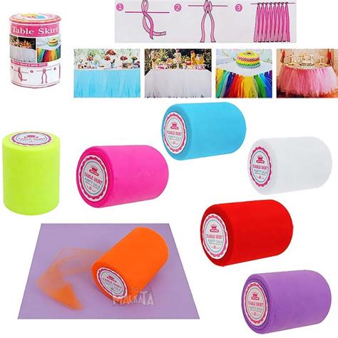 Материали за декорация - Лента от тюл 30м - Zabava.bg