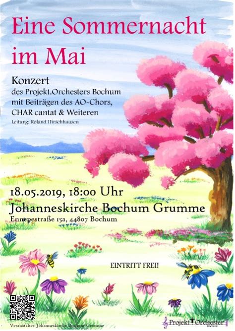 1 Konzert Eine Sommernacht Im Mai Projekt Orchester Bochum