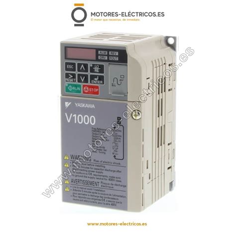 Comprar VARIADOR YASKAWA V1000 TRIFASICO 380 480 VAC DE 1 5 0 75 KW 4 1