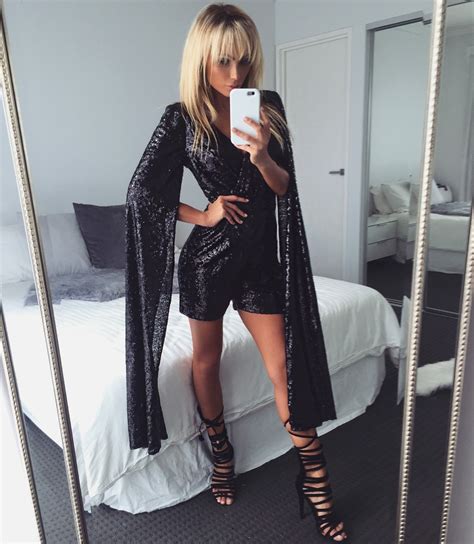 Pin By Craig Dougal On Abby Dowse Sequin Playsuit Playsuit Stunning