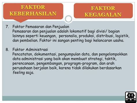 Faktor Keberhasilan Dan Kegagalan Wirausaha