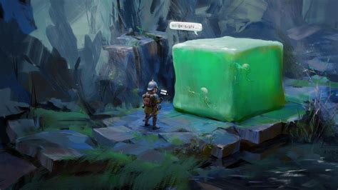 Artstation Gelatinous Cube Dialogue