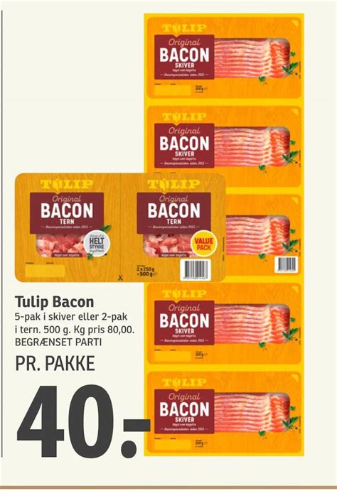 Tulip Bacon Tilbud Hos Spar