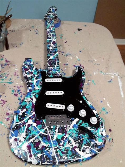 40 Beautiful and Creative Guitar Artworks - Bored Art | Guitar artwork ...