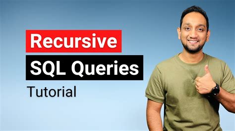 Recursive Sql Queries Tutorial Learn To Write Sql Queries Using