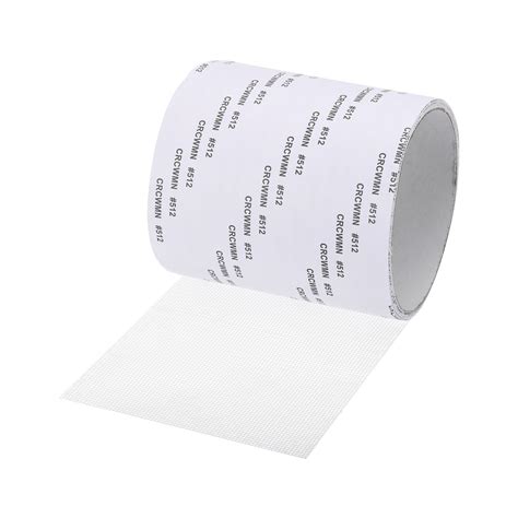 Window Screen Repair Tape, 3.94in x 6.56FT(79IN) White Screen Repair