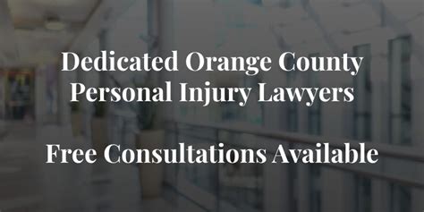 Orange County Personal Injury Lawyer | Free Consultations