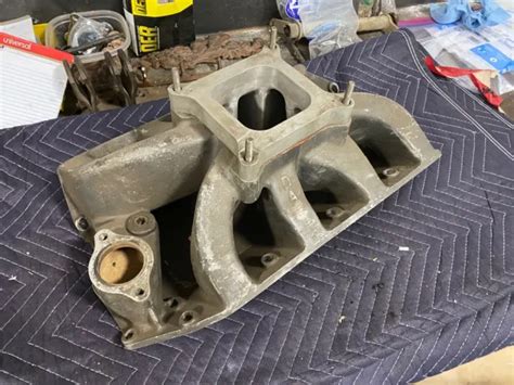 Vintage Dart Bbc Big Block Chevy Aluminum Intake Manifold Big Chief 427 454 L88 £519 58