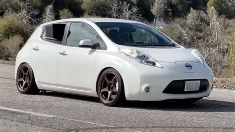 Nissan Leaf Turned Into A Kawasaki-Powered Hybrid Weapon | Carscoops