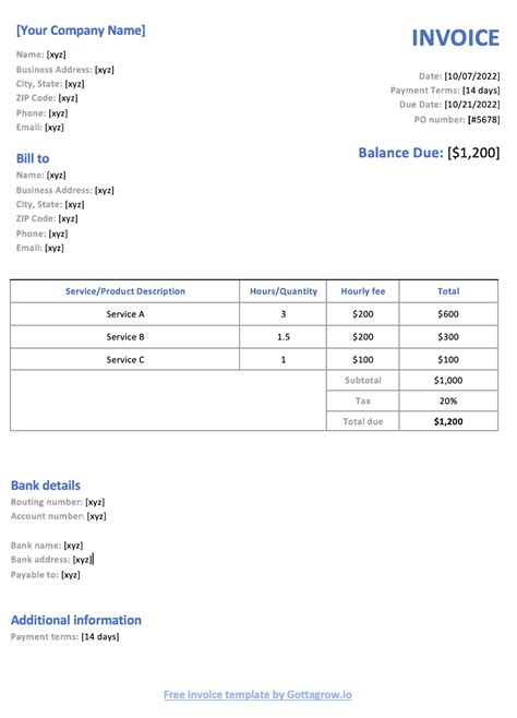 Staffing Invoice Template 2024 Free In Excel And Word