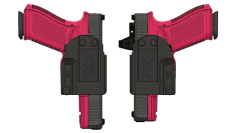 Archivo Stl Gratuito Glock 1745 Gen 5 Holster For Both Hands 🔫・objeto Imprimible En 3d Para