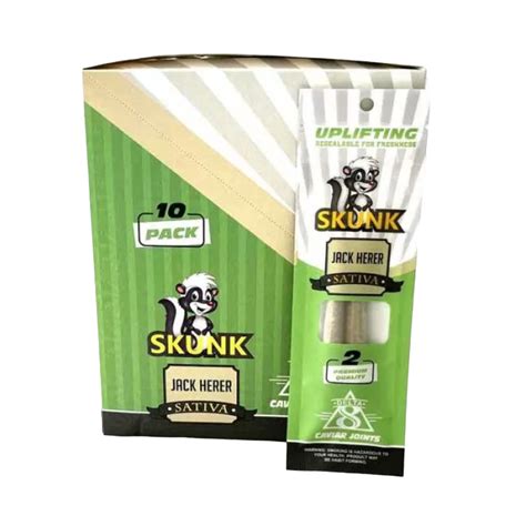 Skunk D8 Pre Roll Jack Herer Box Of 10 Gotham Distro