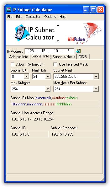 Consulado Compreensivo Luz Solar Ip Subnet Calculator Subproduto