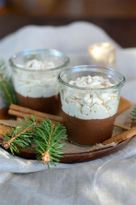 Mousse au chocolat noir et chantilly spéculoos Recette Tangerine Zest