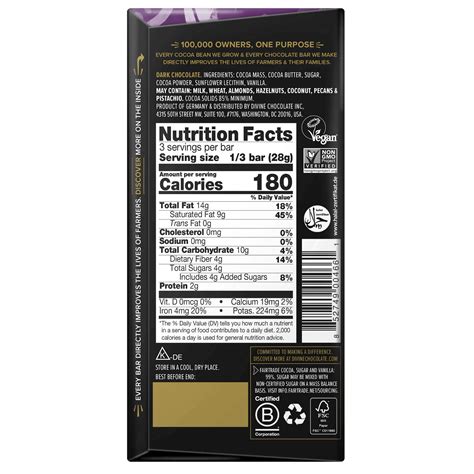 Divine 85% Dark Chocolate | Free 1-3 Day Delivery – Divine Chocolate