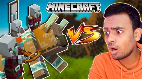 My Village Got Attacked By Pillagers In Minecraft Survival Ep 2 Youtube