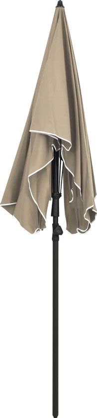 Maison Exclusive Parasol Met Paal X Cm Taupe Bol